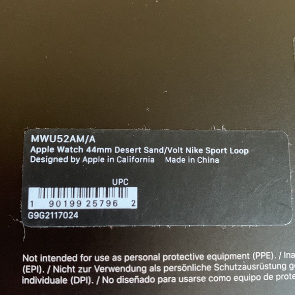 Apple Nike Sport Loop for Apple Watch™ 44mm - Desert Sand/Volt - Picture 8 of 11